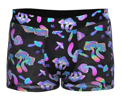 Male Power Men's Underwear 145-294 Hazy Dayz Pouch Short Color Mushrooms