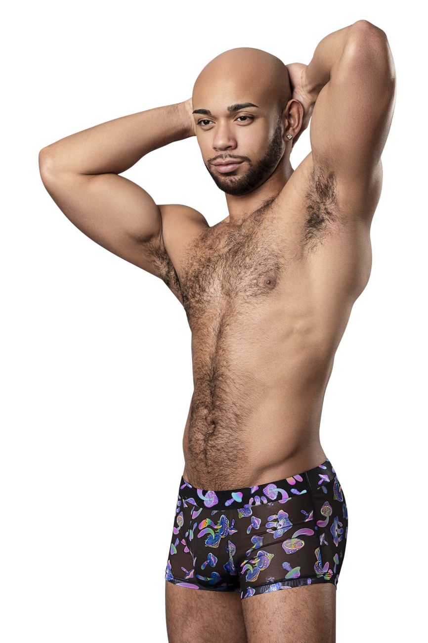 Male Power Men's Underwear 145-294 Hazy Dayz Pouch Short Color Mushrooms