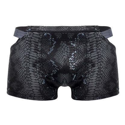 Male Power Men's Underwear 153-282 S-naked Pouch Short Color Black-Blue
