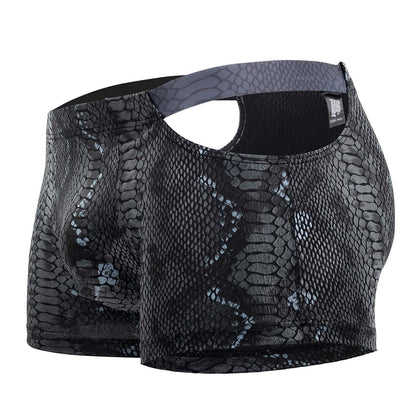 Male Power Men's Underwear 153-282 S-naked Pouch Short Color Black-Blue