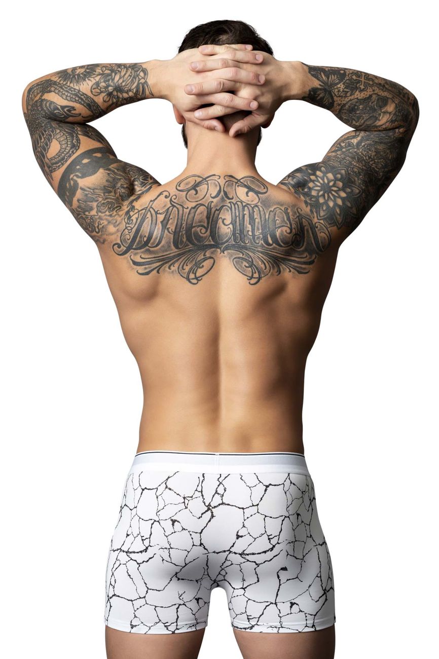 Male Power Men's Underwear 160-299 Soo Cumfy Boxer Brief Color White-Black