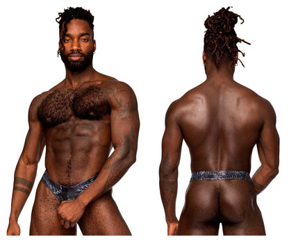 Male Power Men's Underwear 334-282 S-naked Power Sock Color Black-Blue