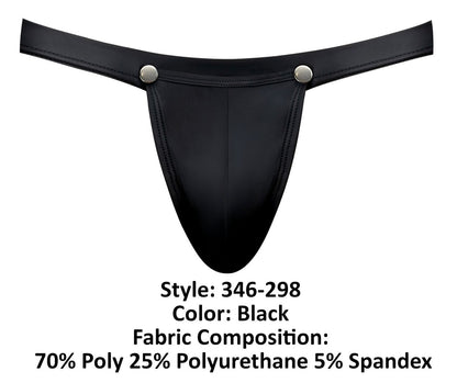 Male Power 346-298 Oh Snap Snap Off Jock Color Black