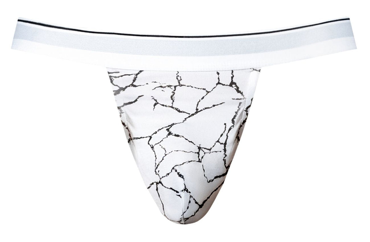 Male Power Men's Underwear 349-299 Soo Cumfy Jock Color White-Black