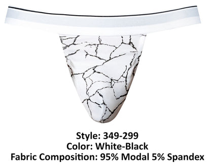 Male Power 349-299 Soo Cumfy Jock Color White-Black