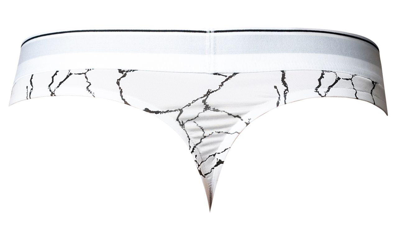 Male Power 412-299 Soo Cumfy Thong Color White-Black