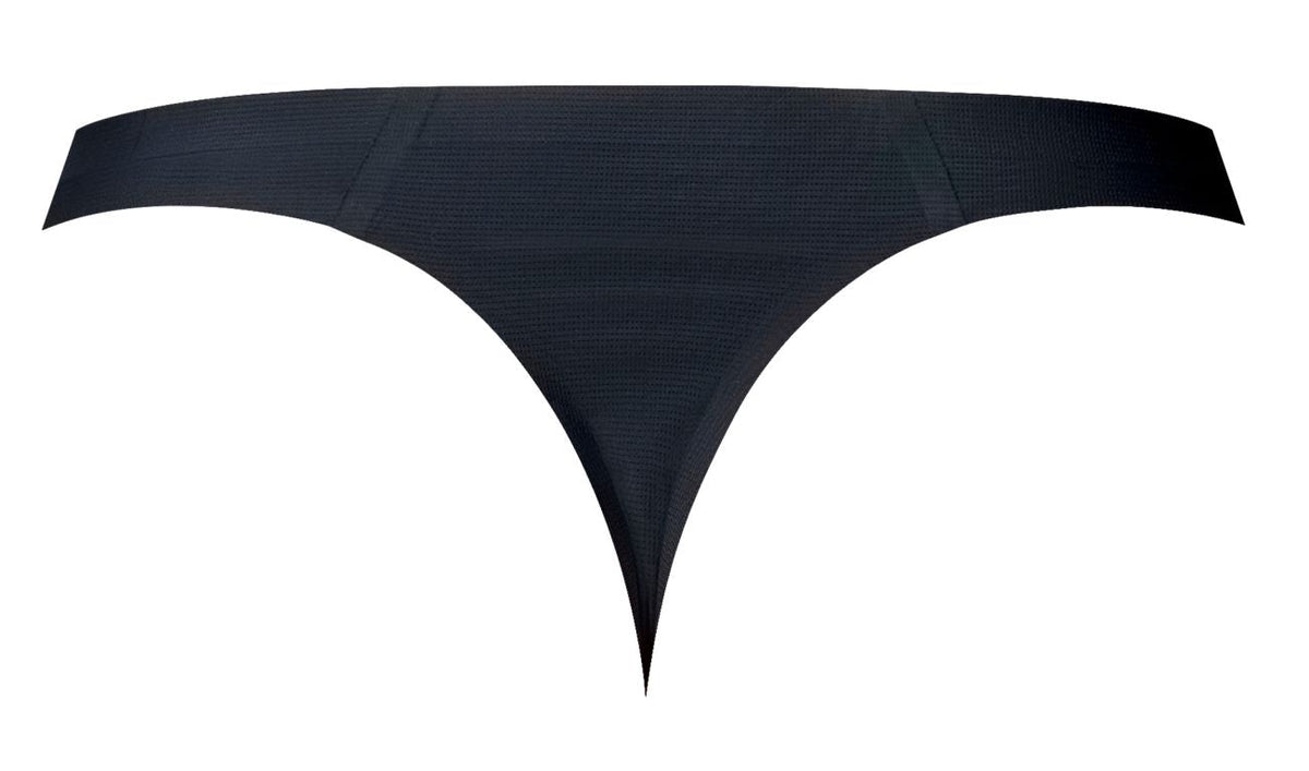 Male Power Men's Underwear 442-300 Hot Mesh Bong Thong Color Black-Red