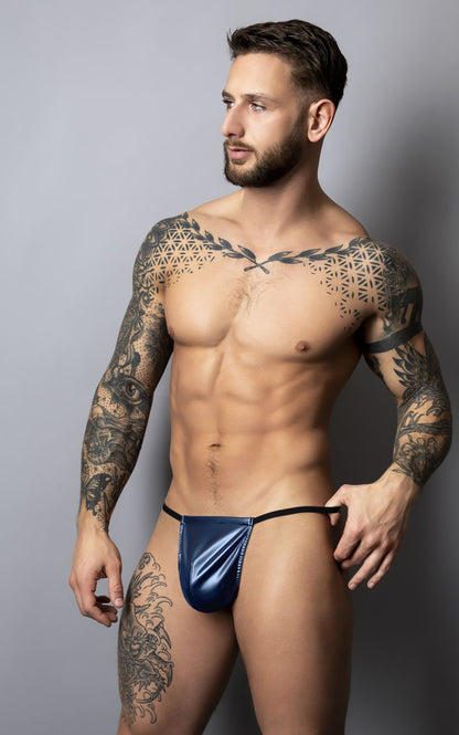 Male Power 450-301 Liquid Onyx 2.0 G-String Color Blue