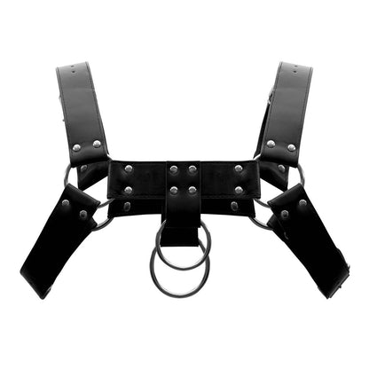 Male Power Men's Underwear 590-266 Leather Aries Harness Color Black