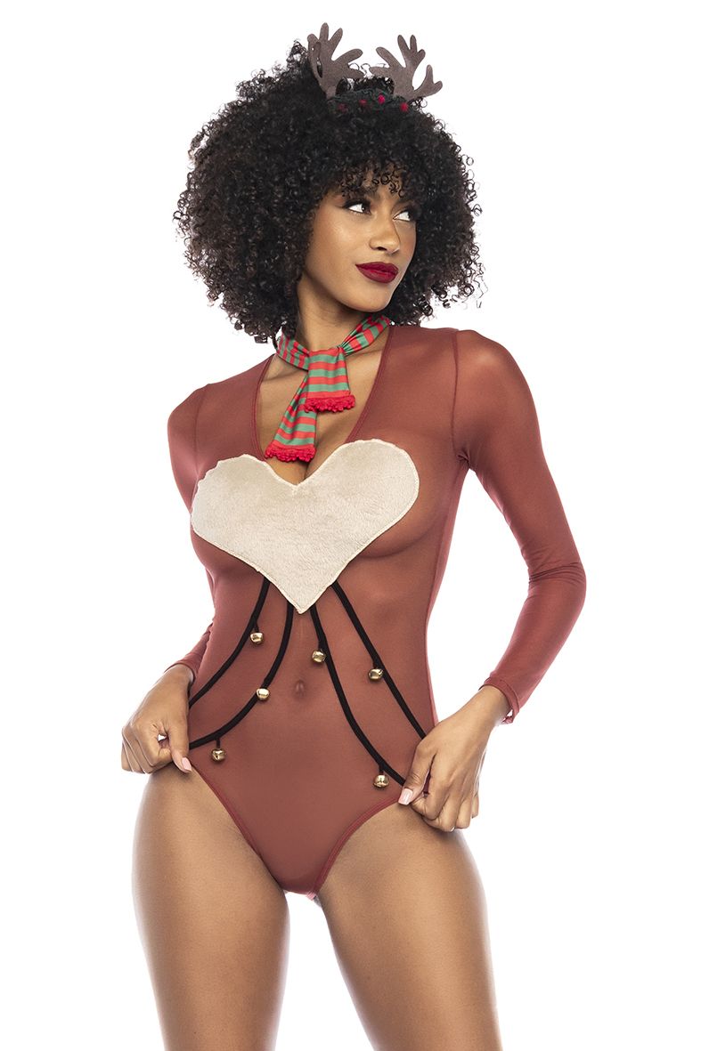 Mapale 60012 Costume Sexy Babe Reindeer Color Only Color