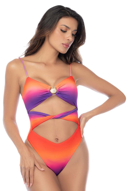 Mapale 67176 One Piece Swimsuit Color Rose Dusk