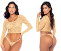 Mapale 8918 Two Piece Set Color Light Yellow