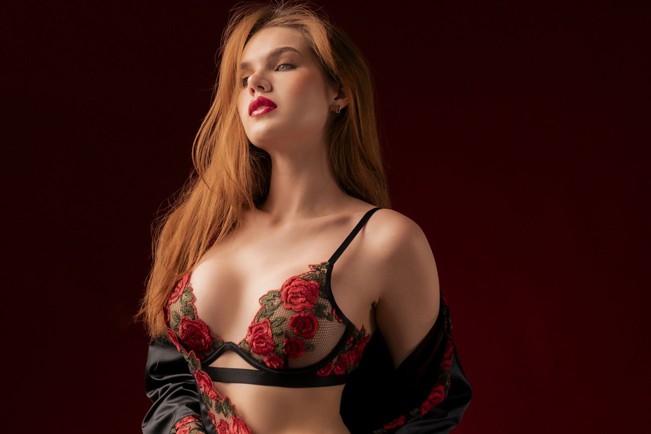Mapale 8962 Two Piece Set Color Black-Red
