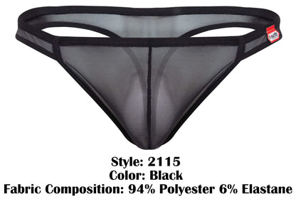 Pikante PIK 2115 Amusing Thongs Color Black