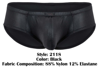 Pikante Men's Underwear PIK 2118 Candy Briefs Color Black