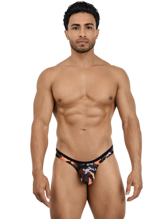 Pikante Men's Underwear PIK 26116 Cam Thongs Color Multi-colored