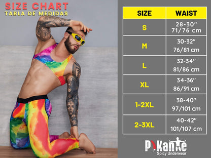 Pikante Men's Underwear PIK 2118 Candy Briefs Color Black