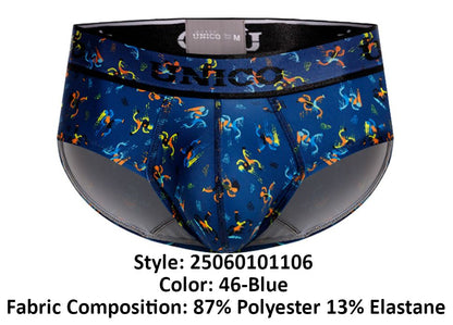 Unico 25060101106 Pacer Briefs Color 46-Blue