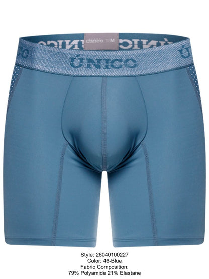 Unico 26040100227 Classic Boxer Briefs Color 46-Blue - Premium Comfort and Fit