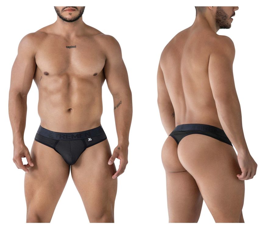Xtremen 91211B Microfiber Thongs Color Black