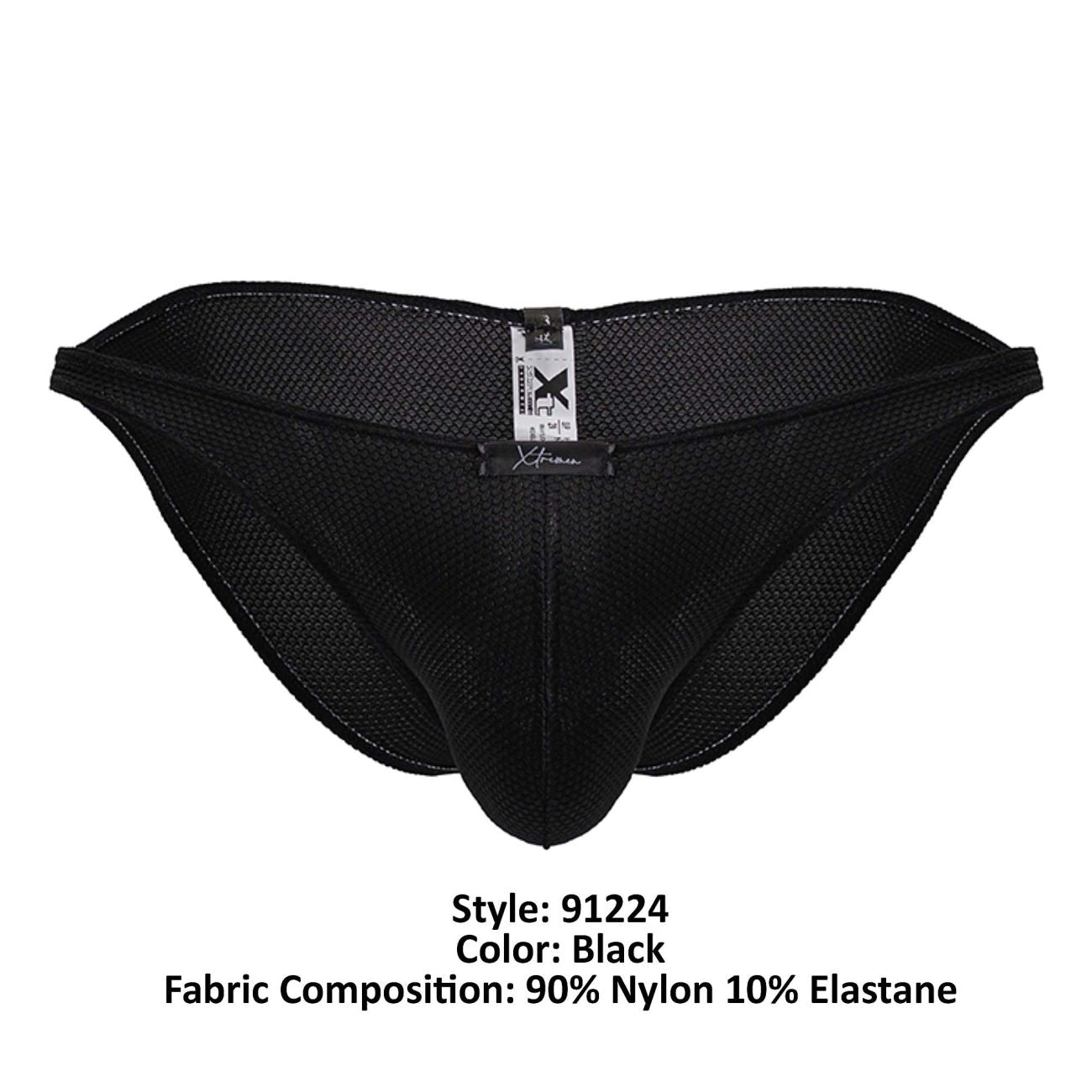 Xtremen 91224 Microfiber Bikini Color Black