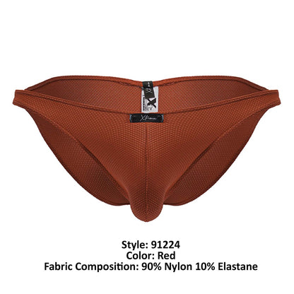 Xtremen Men's Underwear 91224 Microfiber Bikini Color Red