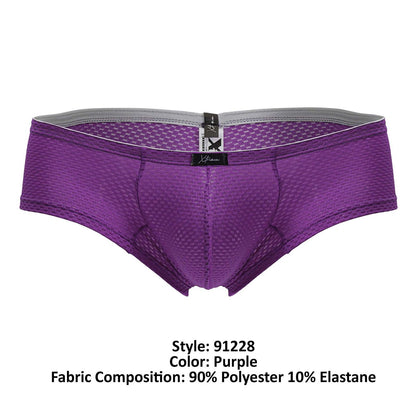 Xtremen Men's Underwear 91228 Microfiber Trunks Color Purple