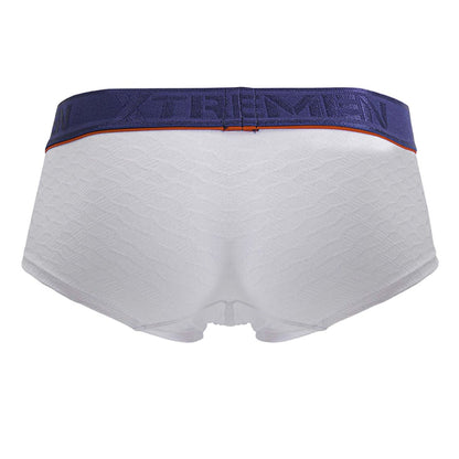 Xtremen Men's Underwear 91243 Microfiber Trunks Color White