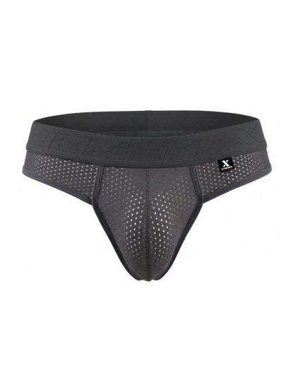 Xtremen 91268 Microfiber Mesh Thongs Color Gray